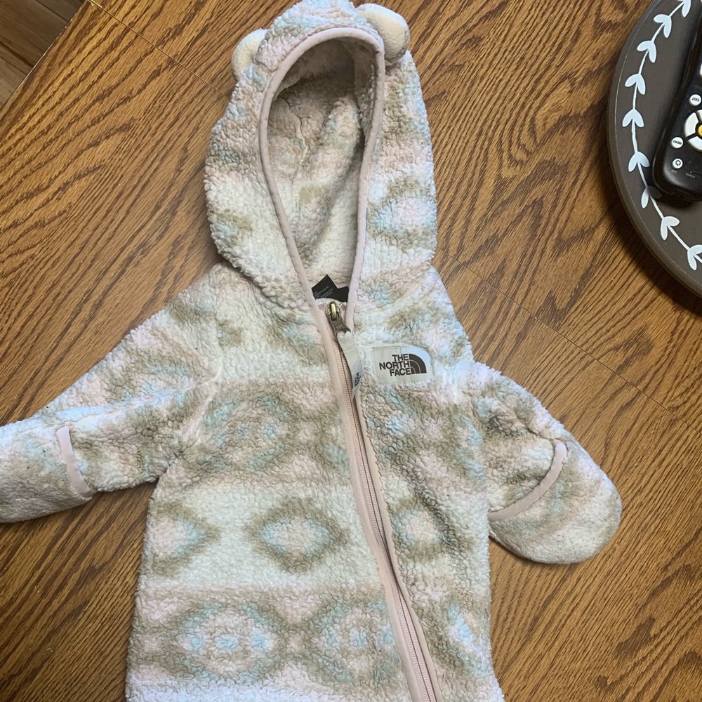The North Face infant snowsuit